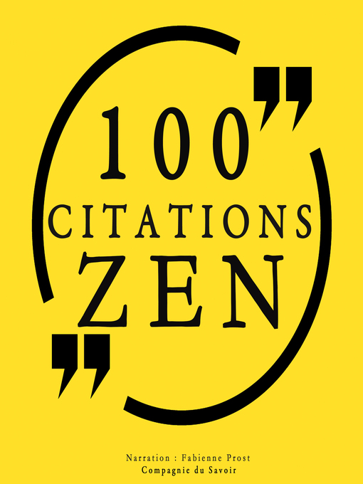Upplýsingar um 100 citations zen eftir Bouddha - Biðlisti